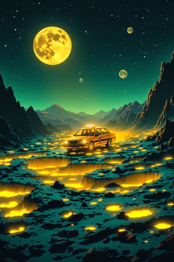 月球出租车电影海报
